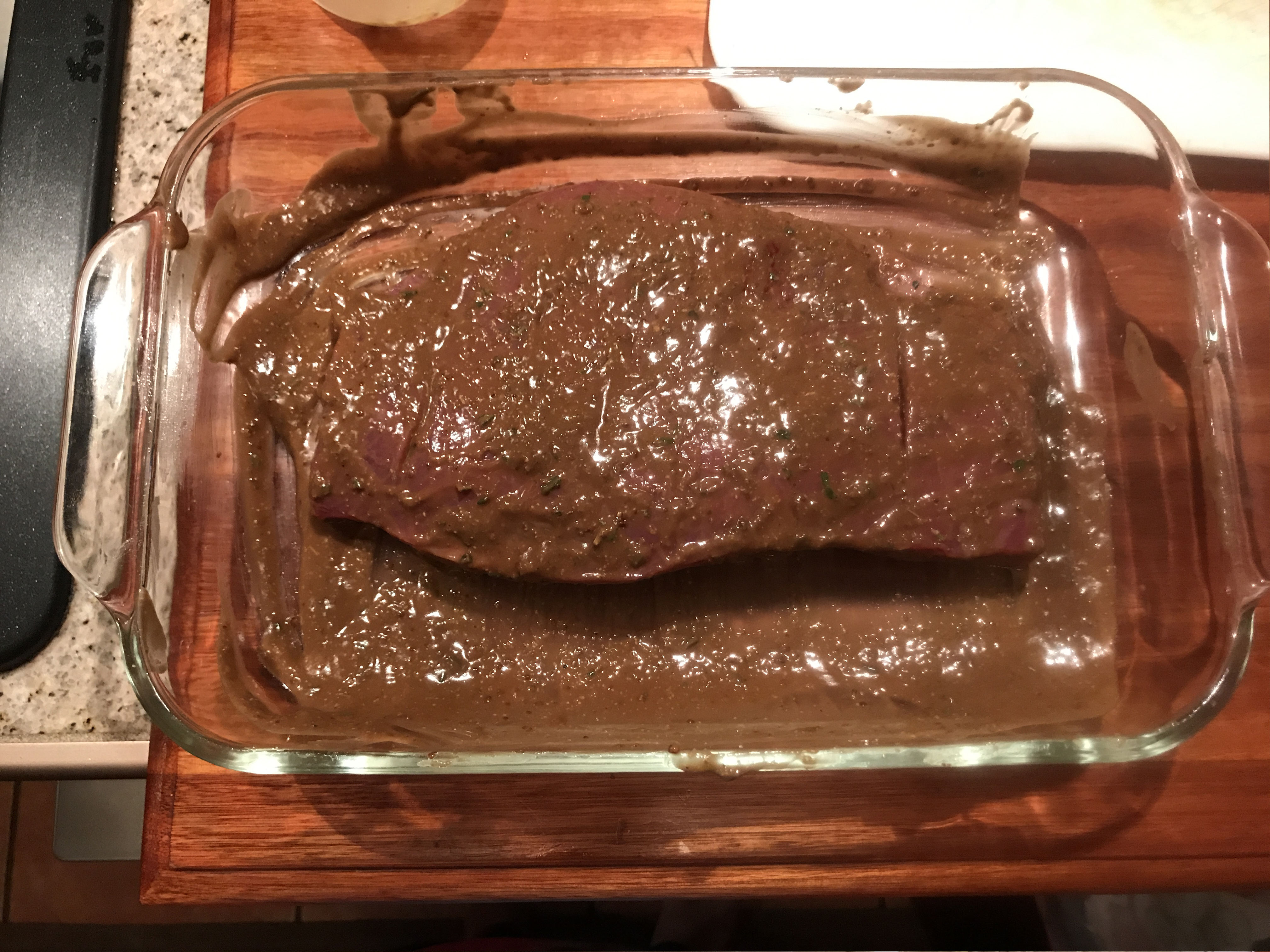 Steak Marinating